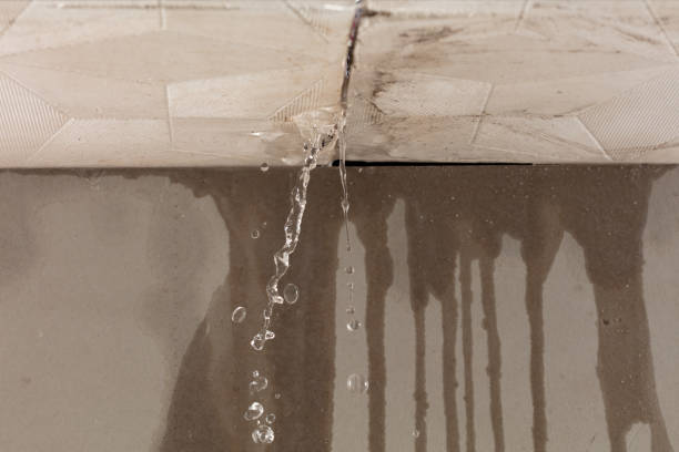 Professional Flood Damage Cleanup technician working in Erie, ND